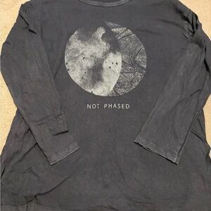 Aerie Charcoal 'Not Phased' Long Sleeve Tee